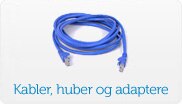 Kabler, huber og adaptere