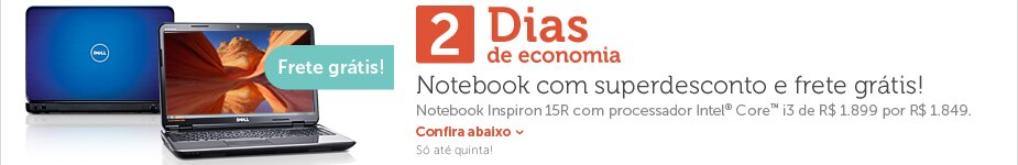 Notebook Inspiron 15R em oferta especial!