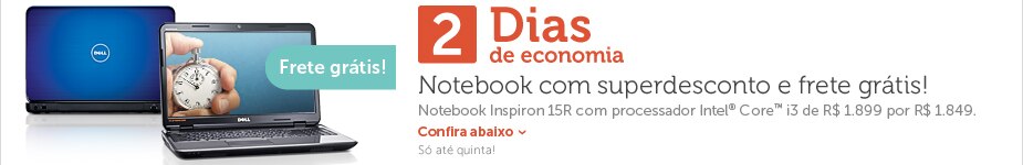 Notebook Inspiron 15R em oferta especial!