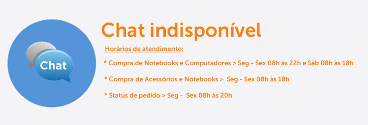 Chat indisponível