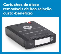 Cartuchos de disco removiveis de boa relaçâo custo-beneficio