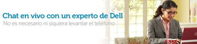 Chat en vivo con un experto de Dell