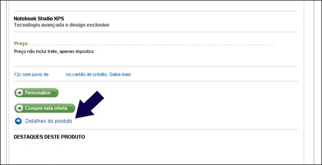 Link detalhes do produto