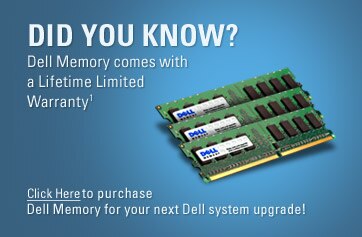 Dell Memory for your next Dell system upgrade