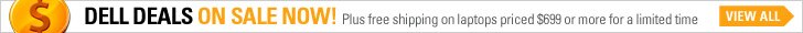 Dell Deals On Sale Now! Plus free shipping on laptops priced $699 or more for a limited time | View All