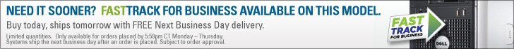 Need it sooner? fast track for business available on this model