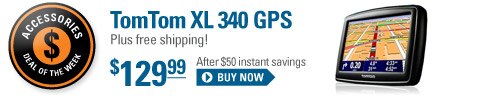 TomTom XL 340 GPS - Plus free Shipping at $129.99 | Buy Now
