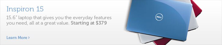 Inspiron 15. | Learn More
