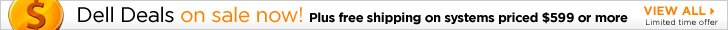 Dell Deals on sale now! Plus free shipping on all orders over $599 | View All