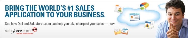 Bring the World's #1 Sales Application to Your Business. See how Dell and Salesforce can help you take charge of your sales - now.