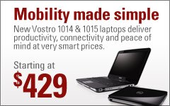New Vostro 1014 and 1015 | Shop Now