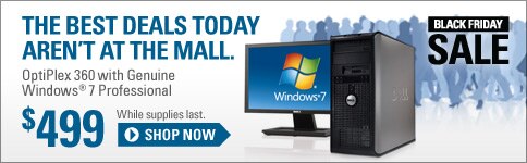 The Best Deals Today Aren't At The Mall.|OptiPlex 360| Shop Now