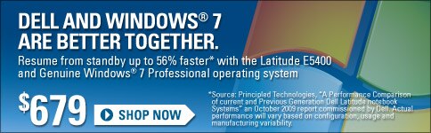 Dell and Windows 7 are better together | $679