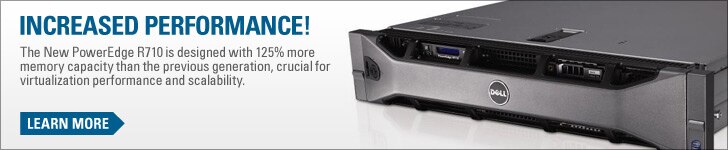 New PowerEdge R710 | Increased Performance