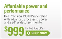 dell precision t3500 | $999 | shop now