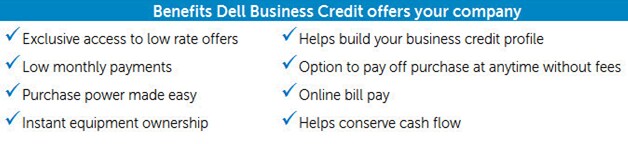 Benefits Dell Business Credit offers your company