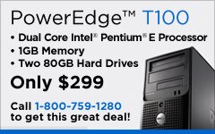 Dell PowerEdge T100 Server/Small Busines Servers