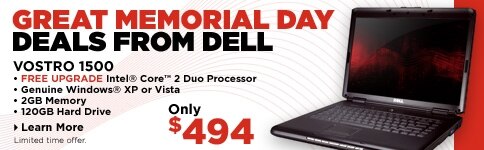 Vostro 1500 | Learn More | Limited time Offer.