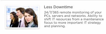 Less Downtime