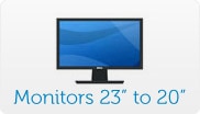 Monitors 23"- 20"