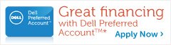 Great financing with Dell Preferred Account