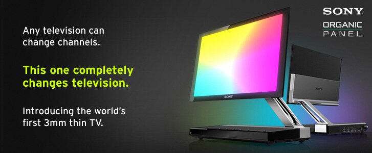 Any television can change channels. This one changes television.
