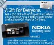 A gift for everyone. Nokia 900.
