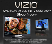 Vizio America's #1 LCD HDTV Company*.  | Shop Now.