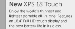 New XPS 18 Touch