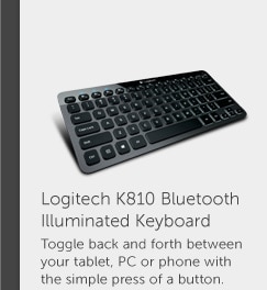 Logitech K810 Bluetooth Illuminated Keyboard