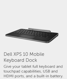 Dell XPS 10 Mobile Keyboard Dock