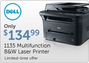 1135 Multifunction B&W Laser Printer