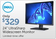 24-inch UltraSharp Widescreen Monitor