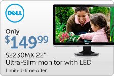 S2230MX 22-inch Ultra-Slim monitor with LED