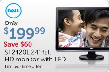 ST2420L 24-inch full HD monitor with LED