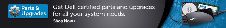 Get Dell certified parts and upgrades for all your system needs.