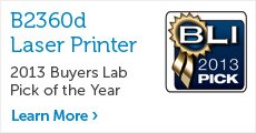 B2360d Laser Printer BLI Award