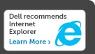 Dell recommends internet explorer