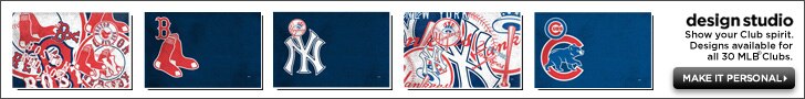 Design Studio - Show your Club spirit. Designs available for all 30 MLB Clubs | Make It Personal