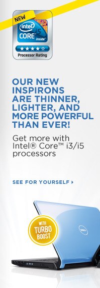 Our New Inspirons are Thiner,Lighter and More Powerfull than Ever. | See For Yourself.