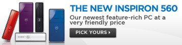 The New Inspiron 560 | Pick Yours