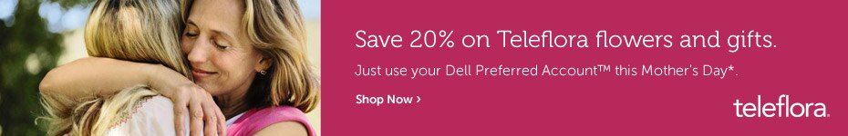 Save 20% on Teleflora flowers and gifts.