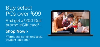 Buy select PCs over $699
