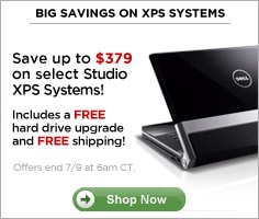 Save up to $379 on select Studio XPS Systems! | Shop Now