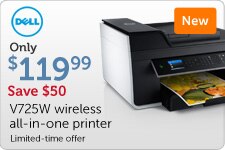 DELL V725W wireless all-in-one printer