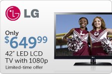 LG 42-inch LED LCD TV with 1080p