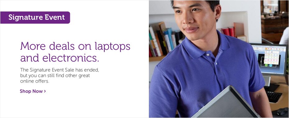 More deals on laptops and electronics.