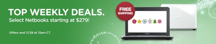 Select Netbooks starting at $279.