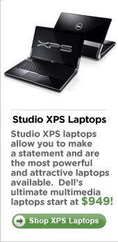 Studio XPS Laptops - Dell's ultimate multimedia laptops start at $949! | Shop XPS laptops.