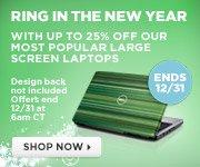 Ring in the new year .With up to 25% off our most popular Large screen laptops | Shop Now